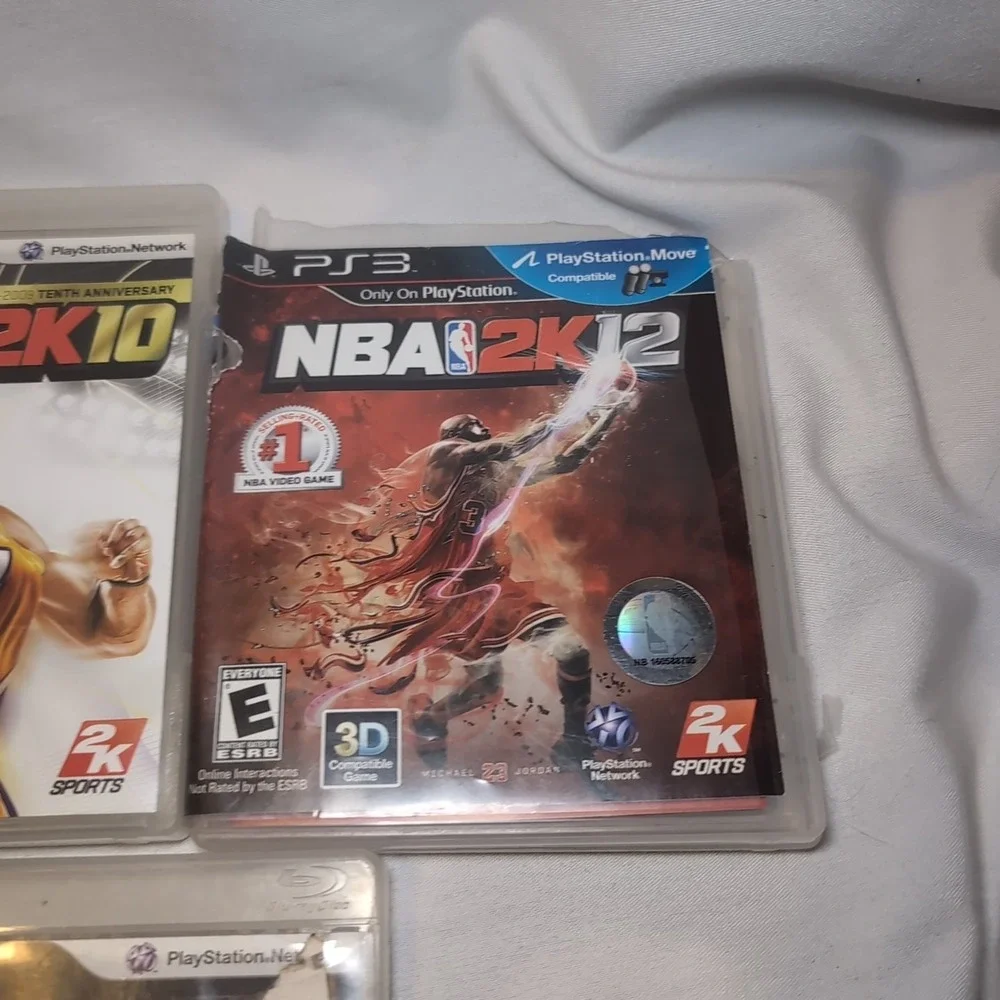 UFC Undisputed 2009, Gran Turismo 5, Fight Night Rnd 3, Nba 2k10 & 12, PS3 Games